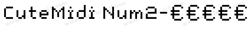 CuteMidi Num2字体转换